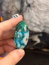 Load image into Gallery viewer, Malchite x Chrysocolla Shiva Lingams *Choose Your Own*