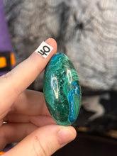 Load image into Gallery viewer, Malchite x Chrysocolla Shiva Lingams *Choose Your Own*
