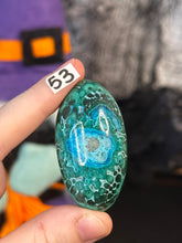 Load image into Gallery viewer, Malchite x Chrysocolla Shiva Lingams *Choose Your Own*