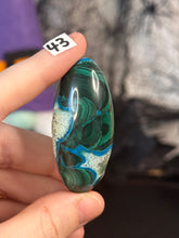 Load image into Gallery viewer, Malchite x Chrysocolla Shiva Lingams *Choose Your Own*