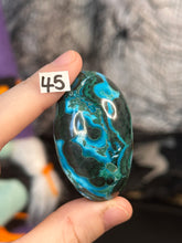 Load image into Gallery viewer, Malchite x Chrysocolla Shiva Lingams *Choose Your Own*
