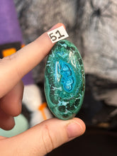 Load image into Gallery viewer, Malchite x Chrysocolla Shiva Lingams *Choose Your Own*