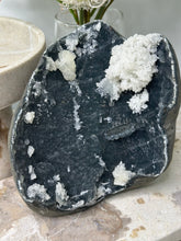 Load image into Gallery viewer, 1.9 Kilo Black Chalcedony ~ Apophyllite ~ Calcite Cluster
