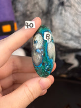 Load image into Gallery viewer, Malchite x Chrysocolla Shiva Lingams *Choose Your Own*
