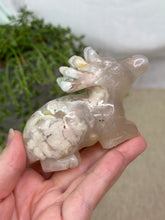 Load image into Gallery viewer, Flower Agate Reindeer #60
