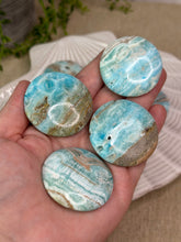 Load image into Gallery viewer, Blue Aragonite Flatstones
