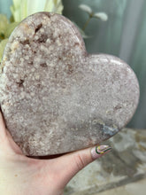 Load image into Gallery viewer, Pink Amethyst Heart #90

