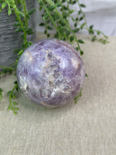 Load image into Gallery viewer, Amethyst x Flower Agate Sphere
