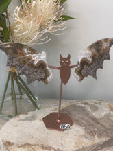 Load image into Gallery viewer, Scenic Moss Agate Bat Wings ~ A
