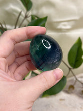 Load image into Gallery viewer, Rainbow Fluorite Egg #45F
