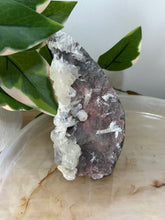 Load image into Gallery viewer, Green Apophyllite~Scolecite Sprays~Crystallised Pink/Red Stillbite~Dark Red Heulandite On a Red Chalcedony Base Cluster #127
