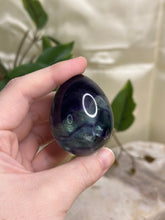 Load image into Gallery viewer, Rainbow Fluorite Egg #45K
