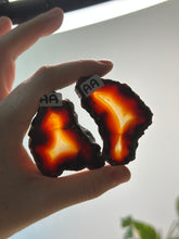 Load image into Gallery viewer, Carnelian Slice Pairs~ AA
