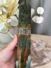 Load image into Gallery viewer, XL Picture Jasper With Dendritic Inclusions Tower
