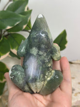 Load image into Gallery viewer, LRG Moss Agate Frog #58A
