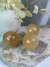 Load image into Gallery viewer, Honey Calcite Spheres #38
