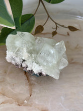 Load image into Gallery viewer, Glass Green Apophyllite Natural DT’s~Pink/Green Chalcedony Specimen #92
