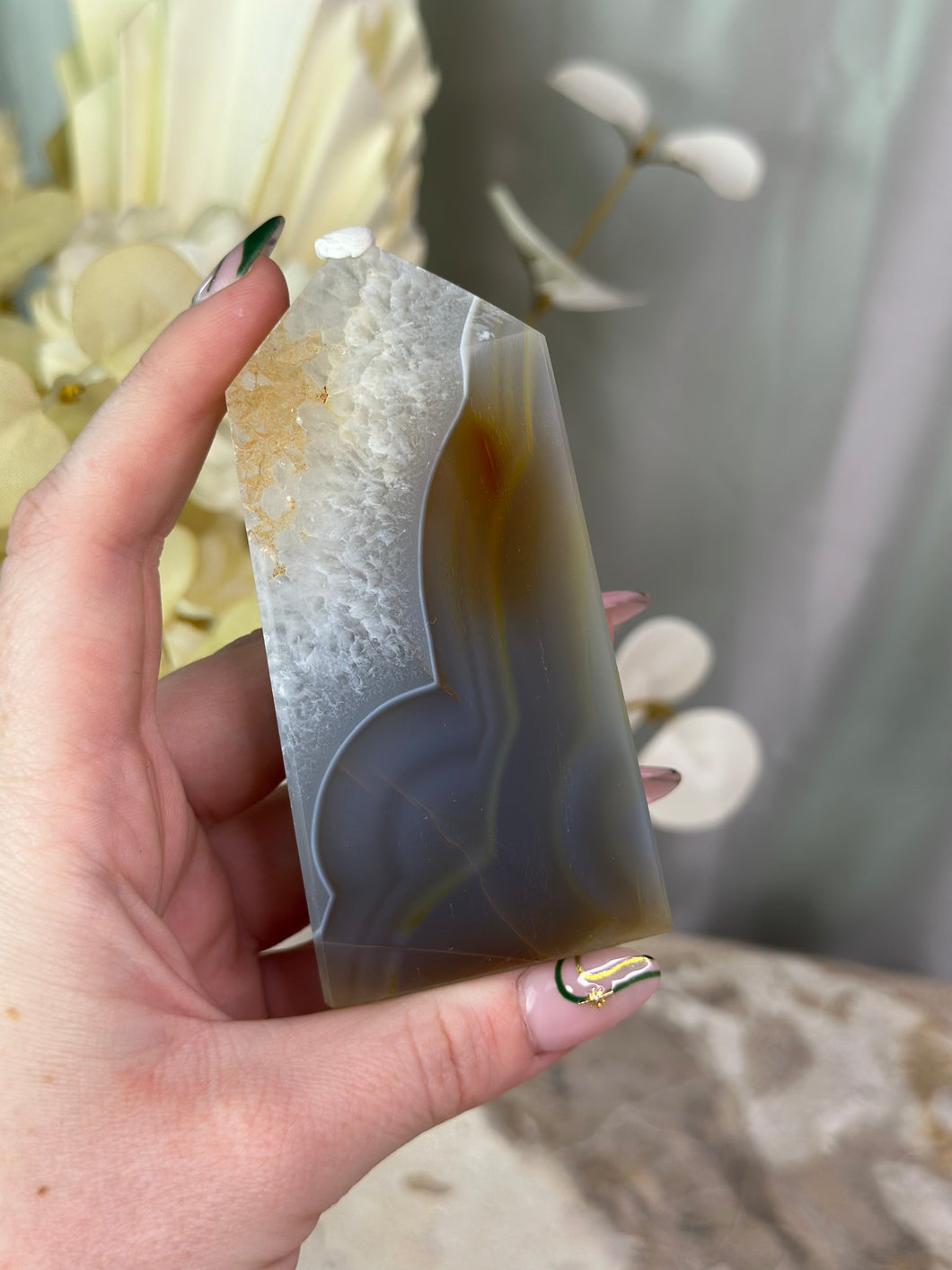 Druzy Agate Tower #33