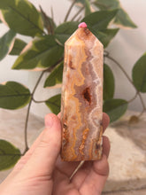 Load image into Gallery viewer, Pink Crazy Lace Agate Tower #60B
