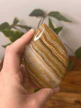 Load image into Gallery viewer, Yellow Crazy Lace Agate Flame #84
