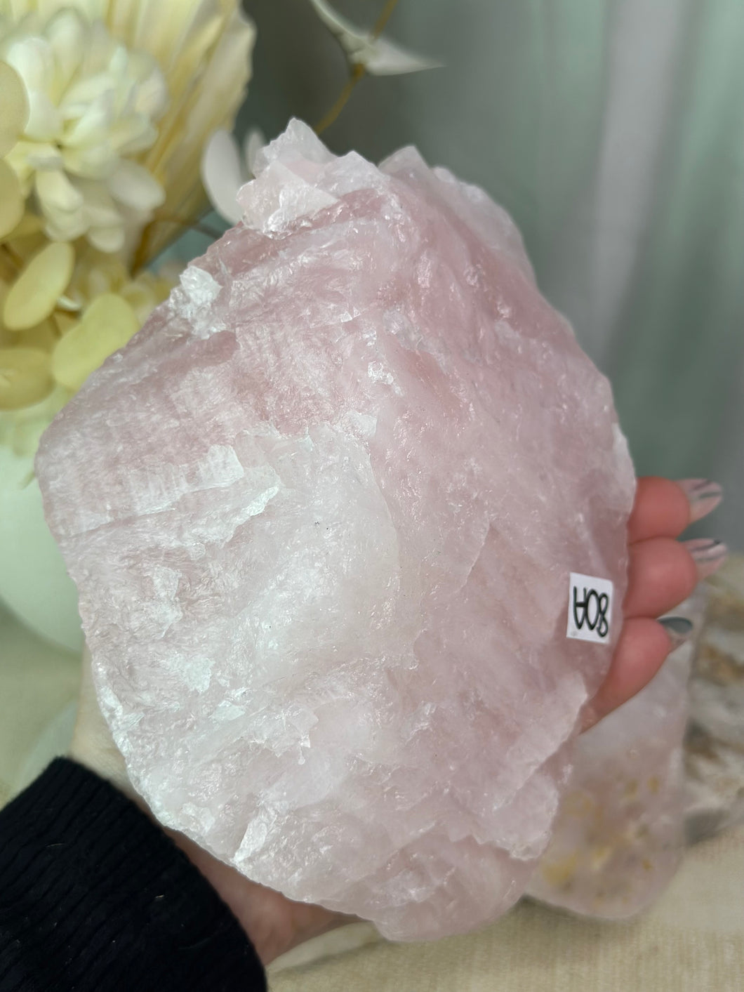 XL Rose Quartz Raw Chunks #80