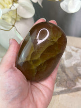 Load image into Gallery viewer, Jumbo Yellow Fluorite Palmstone
