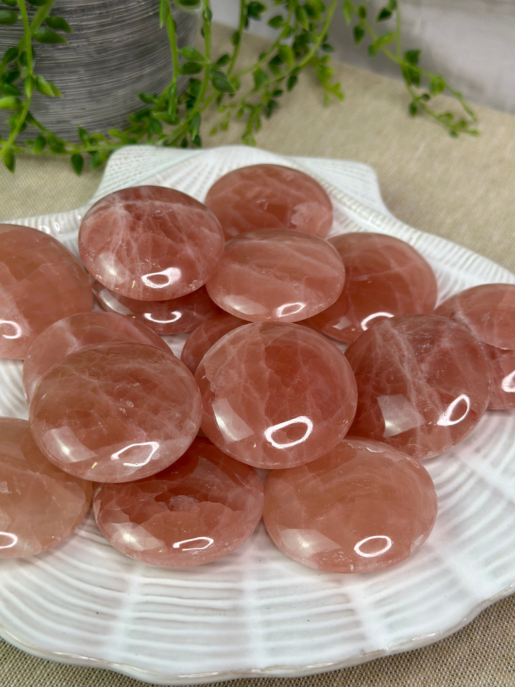 Rose Calcite Flatstones