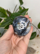 Load image into Gallery viewer, Blue/Grey Sea Jasper Palm #15A
