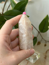 Load image into Gallery viewer, Flower Agate x Pink Amethyst Tower #15
