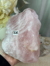 Load image into Gallery viewer, XL Rose Quartz Raw Chunks #80
