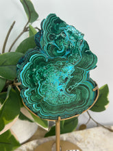 Load image into Gallery viewer, Malachite x Chrysocolla Slab On Stand
