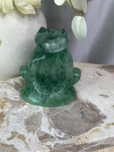 Load image into Gallery viewer, XL Green Fluorite Frog
