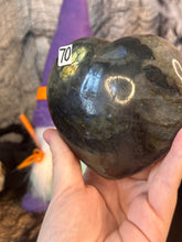 Load image into Gallery viewer, Labradorite Heart #70
