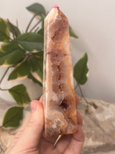 Load image into Gallery viewer, Pink Crazy Lace Agate Tower #74B
