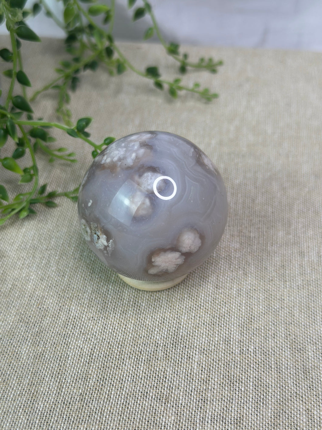 Flower Agate Sphere #25