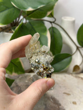 Load image into Gallery viewer, Iridescent Pyrite On Quartz Specimen #13B
