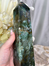 Load image into Gallery viewer, *Imperfect* LRG Moss Agate Tower #60
