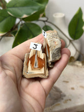 Load image into Gallery viewer, Carnelian Geode Pair~ J
