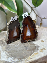Load image into Gallery viewer, Carnelian Geode Pair~ B
