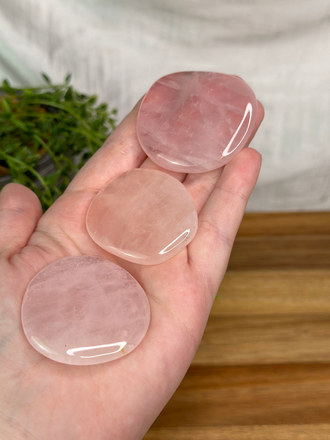 Large Rose Quartz Flatstones