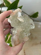 Load image into Gallery viewer, Glass Green Apophyllite~Peach Stillbite~Pink/Green Chalcedony Specimen #91A
