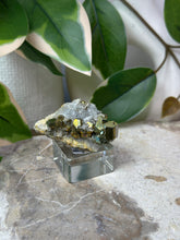 Load image into Gallery viewer, Iridescent Pyrite On Quartz Specimen #15B
