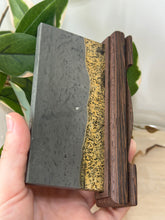 Load image into Gallery viewer, Picture Jasper Slab On Wooden Stand #45B
