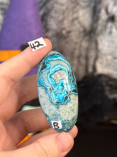 Load image into Gallery viewer, Malchite x Chrysocolla Shiva Lingams *Choose Your Own*
