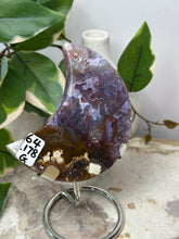 Load image into Gallery viewer, Colourful Moss Agate Moon #64
