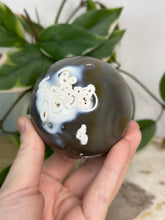 Load image into Gallery viewer, Orca Agate Sphere #65
