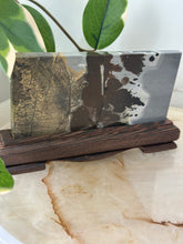 Load image into Gallery viewer, Picture Jasper Slab On Wooden Stand #45D
