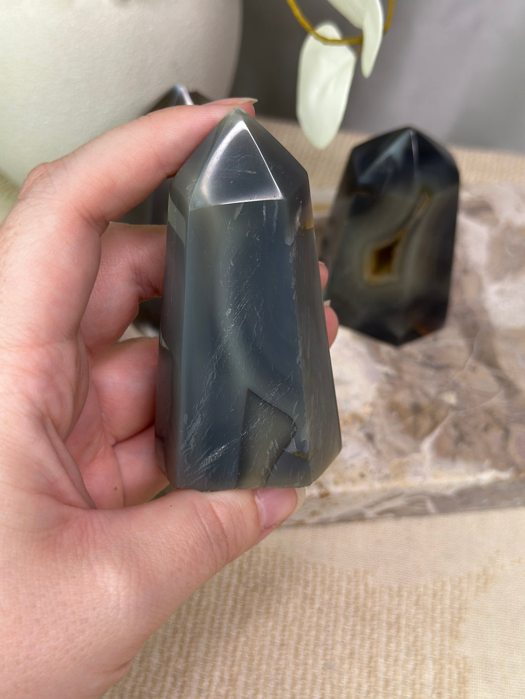 *Imperfect* Orca Agate Towers