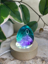Load image into Gallery viewer, Rainbow Fluorite Egg #45A
