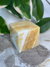 Load image into Gallery viewer, Imperfect Orange Calcite Cube #58C
